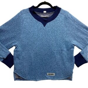 Under Armour Sweatshirt Womens Small Blue Coldgear Activewear Pullover